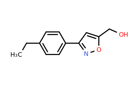 CAS 885273-68-7 | [3-(4-Ethyl-phenyl)-isoxazol-5-YL]-methanol