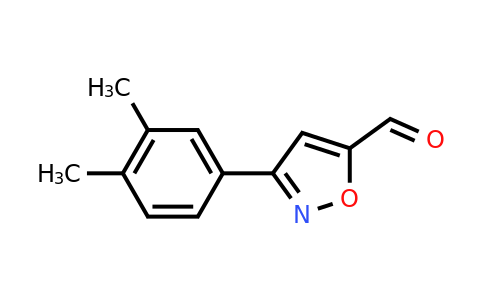 CAS 885273-72-3 | 3-(3,4-Dimethyl-phenyl)-isoxazole-5-carbaldehyde