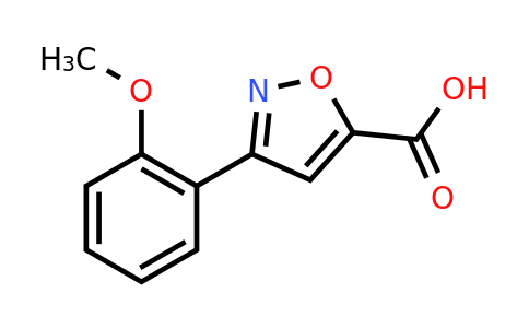CAS 885273-84-7 | 3-(2-Methoxy-phenyl)-isoxazole-5-carboxylic acid