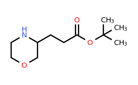 CAS 885274-03-3 | Tert-butyl 3-morpholin-3-YL-propionate