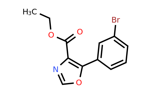 CAS 885274-09-9 | 5-(3-Bromo-phenyl)-oxazole-4-carboxylic acid ethyl ester