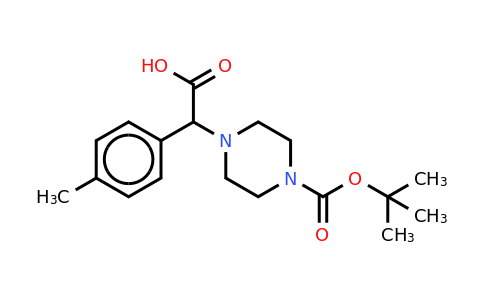 CAS 885274-11-3 | 2-(4-BOC-Piperazinyl)-2-(4-methylphenyl)acetic acid