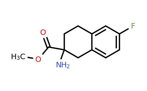 CAS 885274-16-8 | 2-Amino-6-fluoro-1,2,3,4-tetrahydro-naphthalene-2-carboxylic acid methyl ester