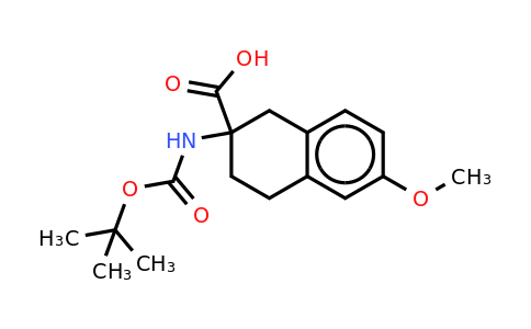 CAS 885274-19-1 | 2-BOC-Amino-6-methoxy-1,2,3,4-tetrahydro-naphthalene-2-carboxylic acid