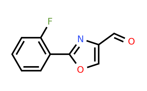 CAS 885274-37-3 | 2-(2-Fluoro-phenyl)-oxazole-4-carbaldehyde