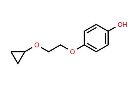 CAS 885274-40-8 | 4-(2-Cyclopropoxy-ethoxy)-phenol
