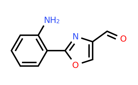 CAS 885274-52-2 | 2-(2-Amino-phenyl)-oxazole-4-carbaldehyde