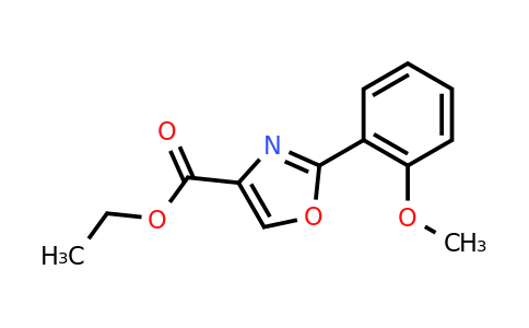 CAS 885274-64-6 | 2-(2-Methoxy-phenyl)-oxazole-4-carboxylic acid ethyl ester