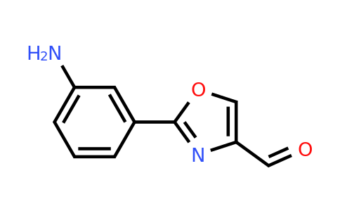 CAS 885274-76-0 | 2-(3-Amino-phenyl)-oxazole-4-carbaldehyde