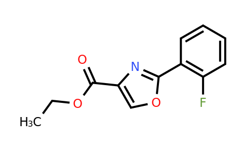CAS 885274-78-2 | 2-(2-Fluoro-phenyl)-oxazole-4-carboxylic acid ethyl ester