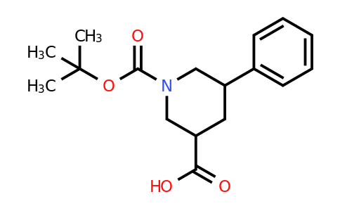 CAS 885274-99-7 | 5-Phenyl-piperidine-1,3-dicarboxylic acid 1-tert-butyl ester