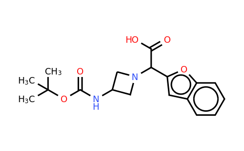 CAS 885275-29-6 | Benzofuran-2-YL-(3-N-BOC-amino-azetidin-1-YL)-acetic acid