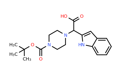 CAS 885275-32-1 | 1-BOC-4-[Carboxy-(1H-indol-2-YL)-methyl]-piperazine