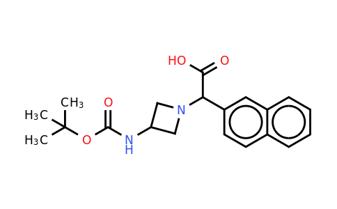 CAS 885275-34-3 | (3-Boc-amino-azetidin-1-yl)-naphthalen-2-yl-acetic acid