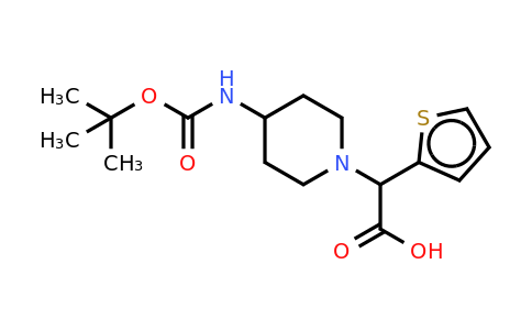 CAS 885275-38-7 | (4-Boc-amino-piperidin-1-yl)-thiophen-2-yl-acetic acid