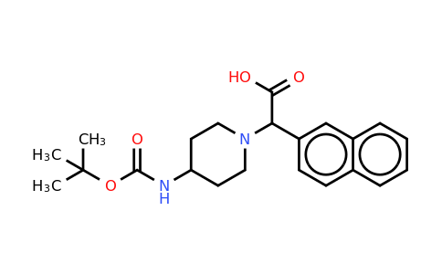 CAS 885275-41-2 | (4-Boc-amino-piperidin-1-yl)-naphthalen-2-yl-acetic acid