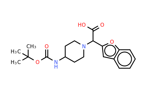 CAS 885275-46-7 | Benzofuran-2-yl-(4-Boc-amino-piperidin-1-yl)-acetic acid