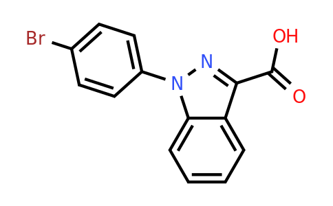 CAS 885275-47-8 | 1-(4-Bromo-phenyl)-1H-indazole-3-carboxylic acid