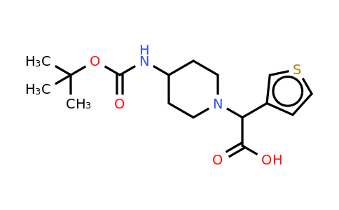 CAS 885275-49-0 | (4-Boc-amino-piperidin-1-yl)-thiophen-3-yl-acetic acid