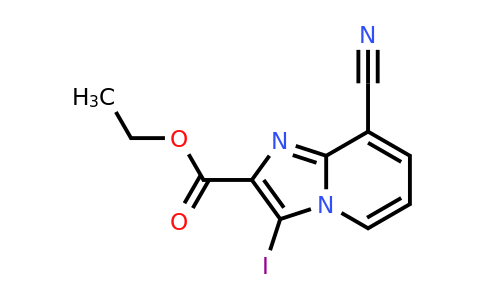 CAS 885275-52-5 | 8-Cyano-3-iodo-imidazo[1,2-A]pyridine-2-carboxylic acid ethyl ester