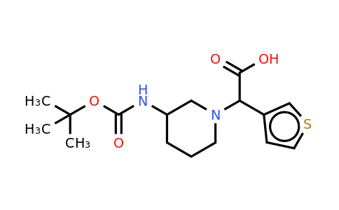 CAS 885275-61-6 | (3-Boc-amino-piperidin-1-yl)-thiophen-3-yl-acetic acid