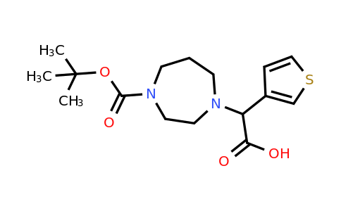 CAS 885275-85-4 | 1-Boc-4-(carboxy-thiophen-3-yl-methyl)-[1,4]diazepane