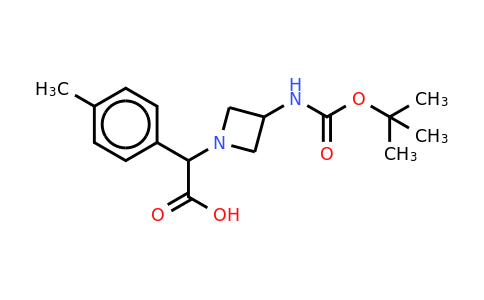 CAS 885275-90-1 | (3-Boc-amino-azetidin-1-yl)-p-tolyl-acetic acid