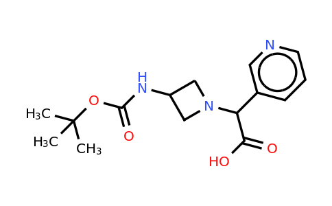 CAS 885275-93-4 | (3-Boc-amino-azetidin-1-yl)-pyridin-3-yl-acetic acid