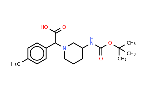 CAS 885276-43-7 | (3-N-Boc-amino-piperidin-1-yl)-p-tolyl-acetic acid