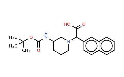 CAS 885276-52-8 | (3-Boc-amino-piperidin-1-yl)-naphthalen-2-yl-acetic acid