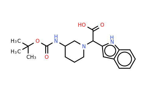 CAS 885276-55-1 | (3-Boc-amino-piperidin-1-yl)-(1H-indol-2-yl)-acetic acid