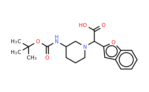 CAS 885276-58-4 | Benzofuran-2-yl-(3-Boc-amino-piperidin-1-yl)-acetic acid