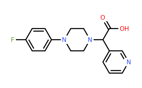 CAS 885276-69-7 | [4-(4-Fluoro-phenyl)-piperazin-1-yl]-pyridin-3-yl-acetic acid