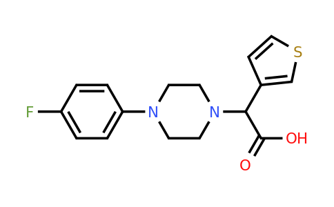 CAS 885276-75-5 | [4-(4-Fluoro-phenyl)-piperazin-1-yl]-thiophen-3-yl-acetic acid