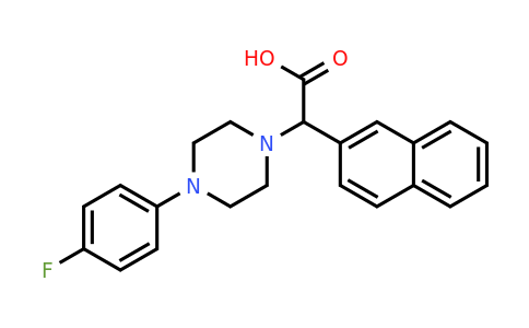 CAS 885276-78-8 | [4-(4-Fluoro-phenyl)-piperazin-1-yl]-naphthalen-2-yl-acetic acid