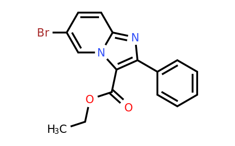 CAS 885276-79-9 | 6-Bromo-2-phenyl-imidazo[1,2-A]pyridine-3-carboxylic acid ethyl ester