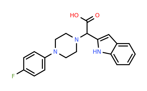 CAS 885276-84-6 | [4-(4-Fluoro-phenyl)-piperazin-1-yl]-(1H-indol-2-yl)-acetic acid