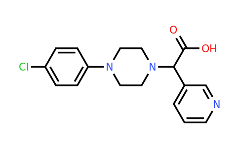 CAS 885276-88-0 | [4-(4-Chloro-phenyl)-piperazin-1-yl]-pyridin-3-yl-acetic acid