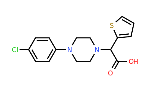 CAS 885276-92-6 | [4-(4-Chloro-phenyl)-piperazin-1-yl]-thiophen-2-yl-acetic acid
