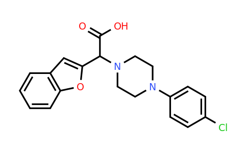 CAS 885277-00-9 | Benzofuran-2-yl-[4-(4-chloro-phenyl)-piperazin-1-yl]-acetic acid