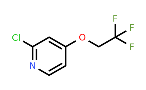 CAS 885277-01-0 | 2-Chloro-4-(2,2,2-trifluoro-ethoxy)-pyridine