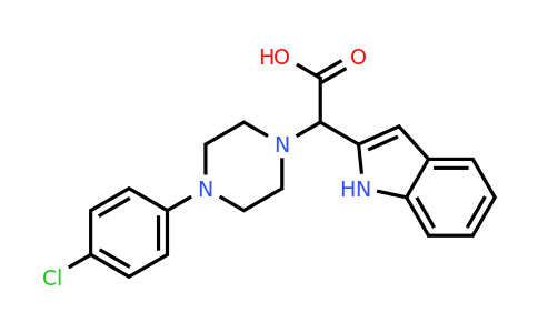 CAS 885277-02-1 | [4-(4-Chloro-phenyl)-piperazin-1-yl]-(1H-indol-2-yl)-acetic acid