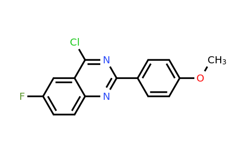 CAS 885277-16-7 | 4-Chloro-6-fluoro-2-(4-methoxy-phenyl)-quinazoline
