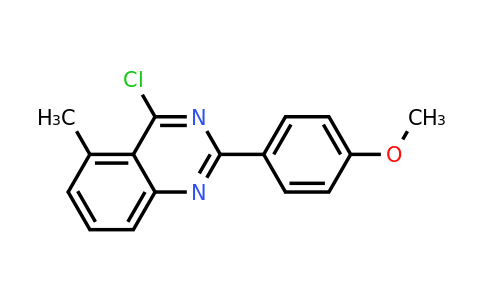 CAS 885277-29-2 | 4-Chloro-2-(4-methoxy-phenyl)-5-methyl-quinazoline