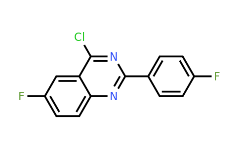 CAS 885277-32-7 | 4-Chloro-6-fluoro-2-(4-fluorophenyl)quinazoline