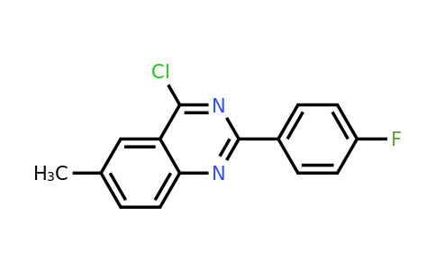 CAS 885277-38-3 | 4-Chloro-2-(4-fluoro-phenyl)-6-methyl-quinazoline