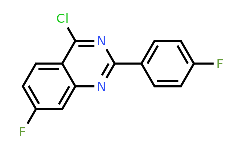 CAS 885277-44-1 | 4-Chloro-7-fluoro-2-(4-fluoro-phenyl)-quinazoline