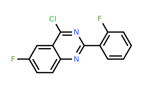 CAS 885277-50-9 | 4-Chloro-6-fluoro-2-(2-fluoro-phenyl)-quinazoline