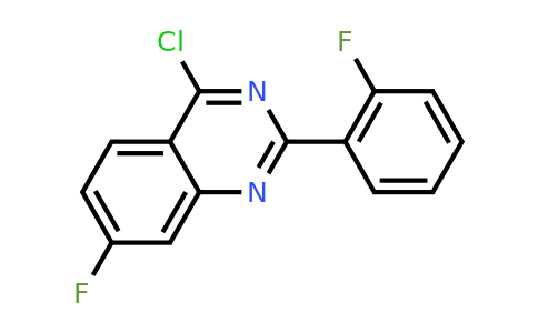 CAS 885277-58-7 | 4-Chloro-7-fluoro-2-(2-fluoro-phenyl)-quinazoline