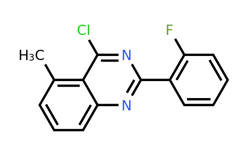 CAS 885277-61-2 | 4-Chloro-2-(2-fluoro-phenyl)-5-methyl-quinazoline